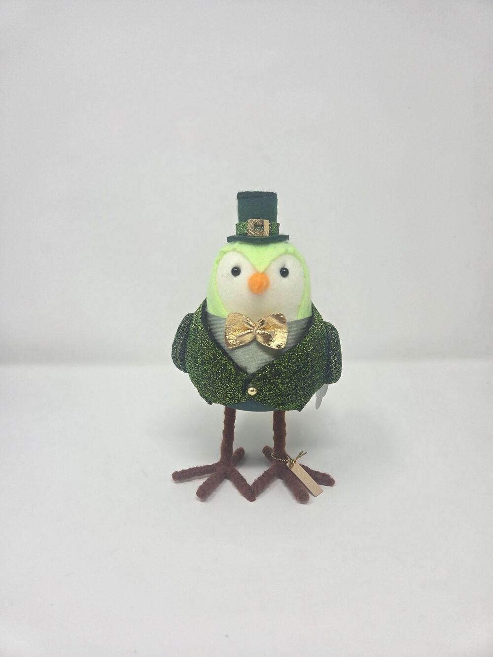 "Clover" St Patrick's Day Fabric Felt Bird